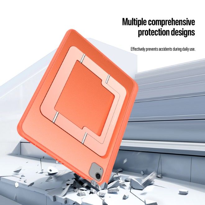 Dux Ducis - iPad Air 11 (2026/2025/2024/2022/2020) / iPad Pro 11 (2022/2021/2020) Hülle - PC Hardcase mit Standfunktion - Axis Series - orange