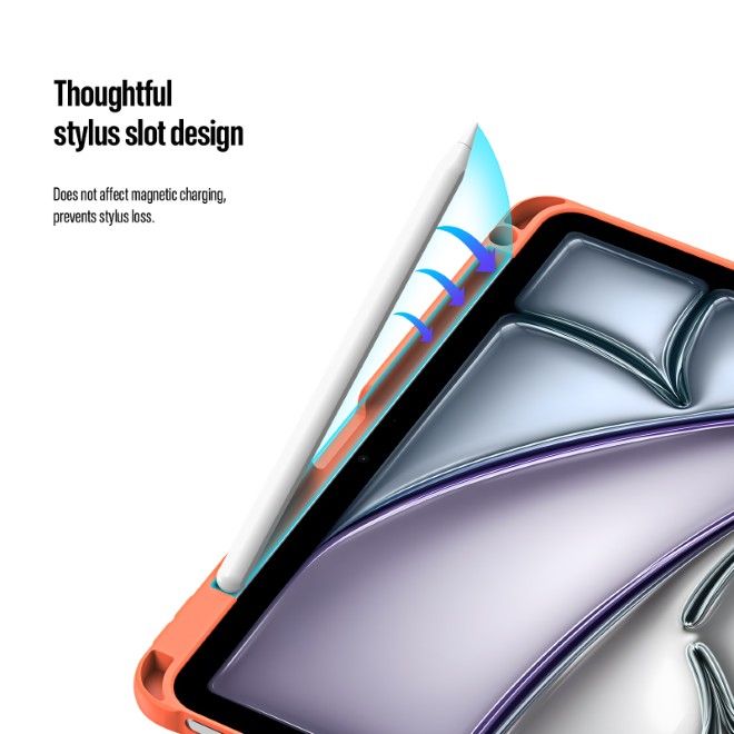 Dux Ducis - iPad Air 11 (2026/2025/2024/2022/2020) / iPad Pro 11 (2022/2021/2020) Hülle - PC Hardcase mit Standfunktion - Axis Series - orange