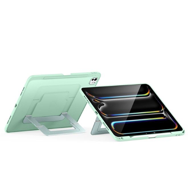 Dux Ducis - iPad Pro 11 (2025/2024) Hülle - PC Hardcase mit Standfunktion - Axis Series - grün