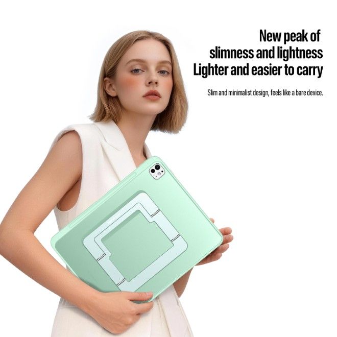 Dux Ducis - iPad Pro 11 (2025/2024) Hülle - PC Hardcase mit Standfunktion - Axis Series - grün