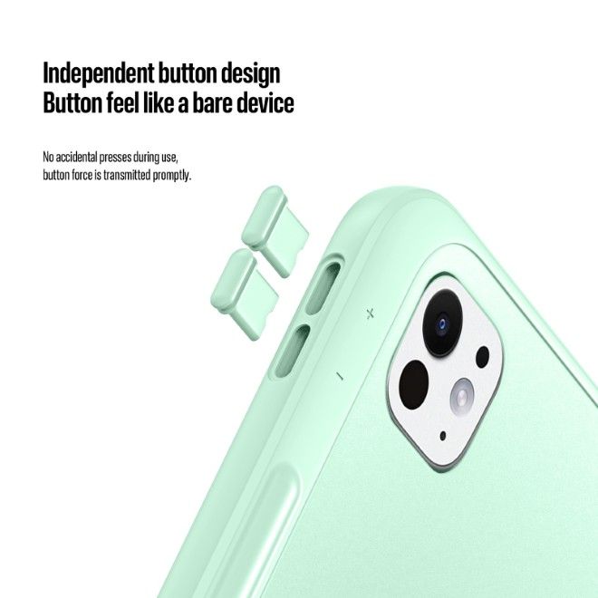Dux Ducis - iPad Pro 11 (2025/2024) Hülle - PC Hardcase mit Standfunktion - Axis Series - grün