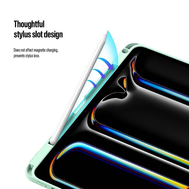 Dux Ducis - iPad Pro 11 (2025/2024) Hülle - PC Hardcase mit Standfunktion - Axis Series - grün