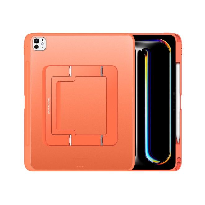 Dux Ducis - iPad Pro 11 (2025/2024) Hülle - PC Hardcase mit Standfunktion - Axis Series - orange
