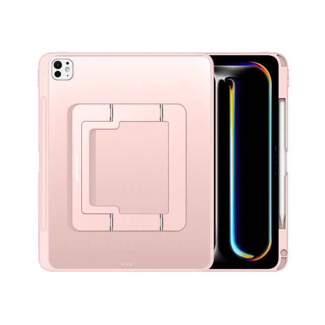 Dux Ducis - iPad Pro 11 (2025/2024) Hülle - PC Hardcase mit Standfunktion - Axis Series - pink