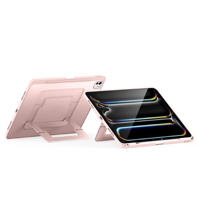Dux Ducis - iPad Pro 11 (2025/2024) Hülle - PC Hardcase mit Standfunktion - Axis Series - pink