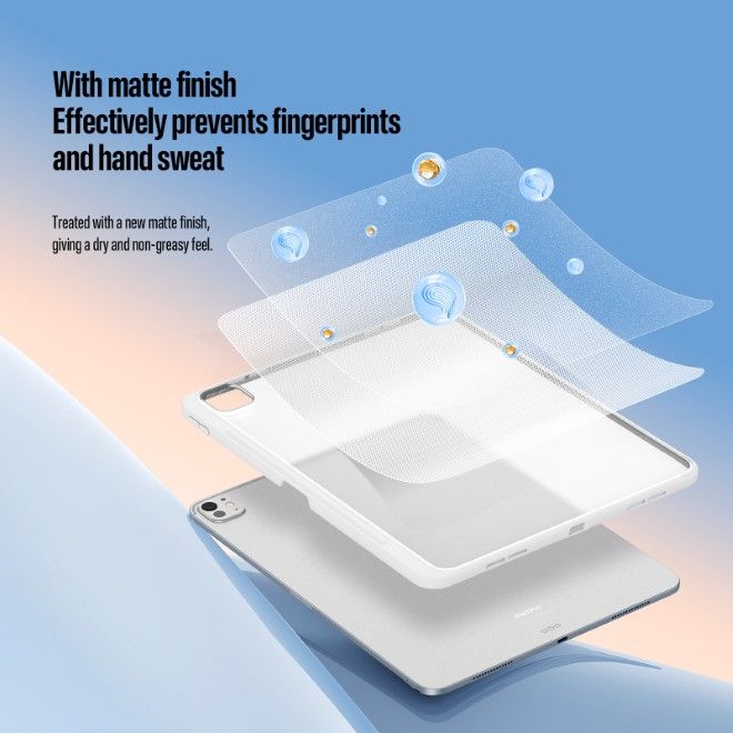 Dux Ducis - iPad Pro 11 (2025/2024) Hülle - PC Hardcase mit Standfunktion - Axis Series - weiss