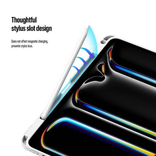 Dux Ducis - iPad Pro 11 (2025/2024) Hülle - PC Hardcase mit Standfunktion - Axis Series - weiss