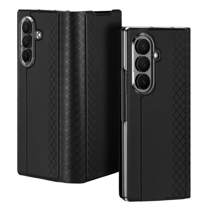 Dux Ducis - Samsung Galaxy Z Fold8 Ultra Hülle - Leder Case - Bril Series - schwarz