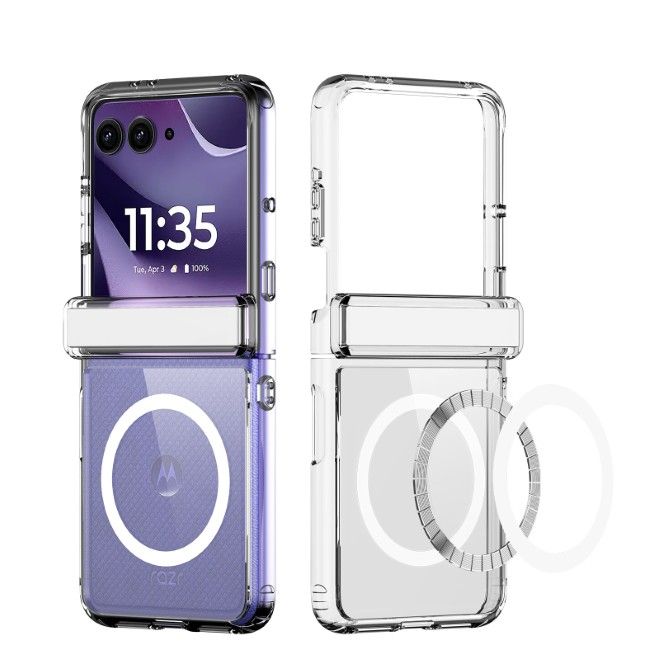 Dux Ducis - Motorola Razr 70 / 60 / 50 / 2026 / 2025 / 2024 Hülle - Hardcase - Clin Mag Series - transparent