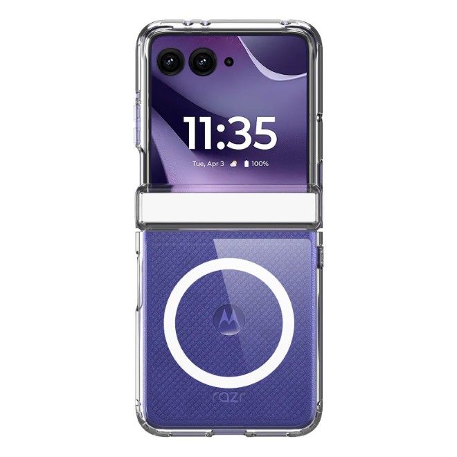 Dux Ducis - Motorola Razr 70 / 60 / 50 / 2026 / 2025 / 2024 Hülle - Hardcase - Clin Mag Series - transparent