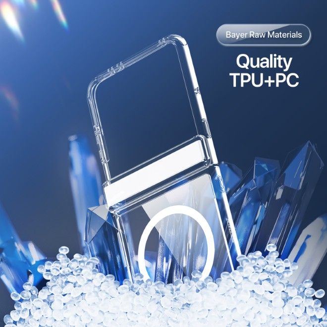 Dux Ducis - Motorola Razr 70 / 60 / 50 / 2026 / 2025 / 2024 Hülle - Hardcase - Clin Mag Series - transparent