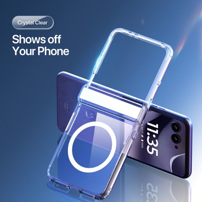 Dux Ducis - Motorola Razr 70 / 60 / 50 / 2026 / 2025 / 2024 Hülle - Hardcase - Clin Mag Series - transparent