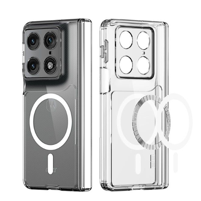 Dux Ducis - Motorola Razr Fold Hülle - Hardcase - Clin Mag Series - transparent