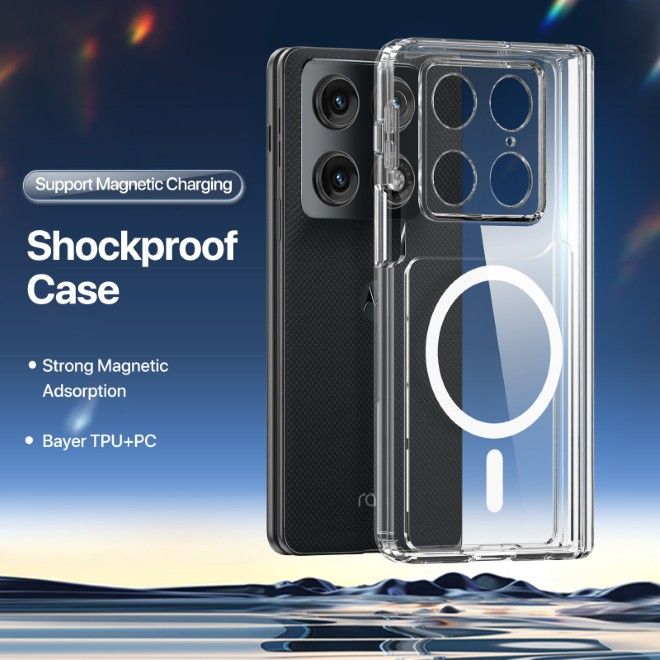 Dux Ducis - Motorola Razr Fold Hülle - Hardcase - Clin Mag Series - transparent