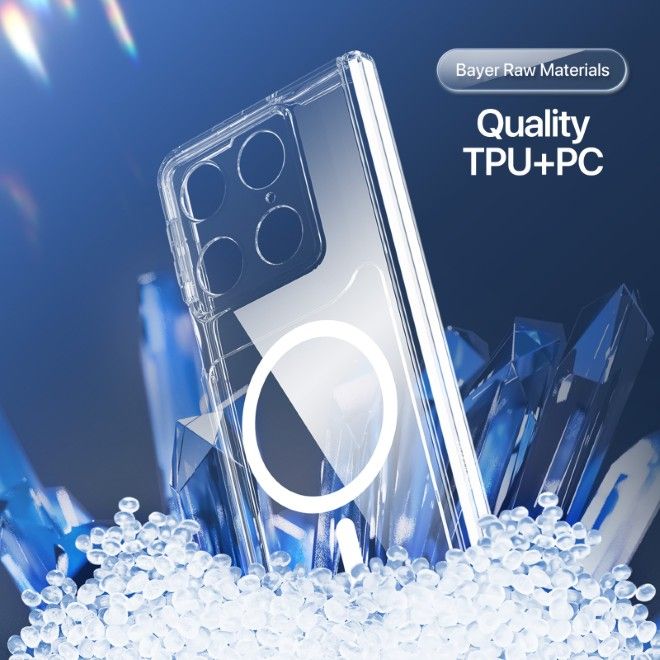 Dux Ducis - Motorola Razr Fold Hülle - Hardcase - Clin Mag Series - transparent