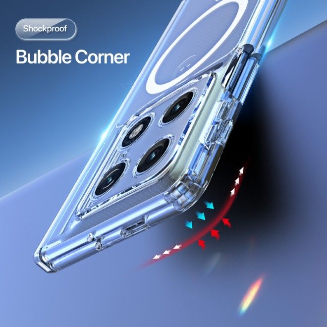 Dux Ducis - Motorola Razr Fold Hülle - Hardcase - Clin Mag Series - transparent