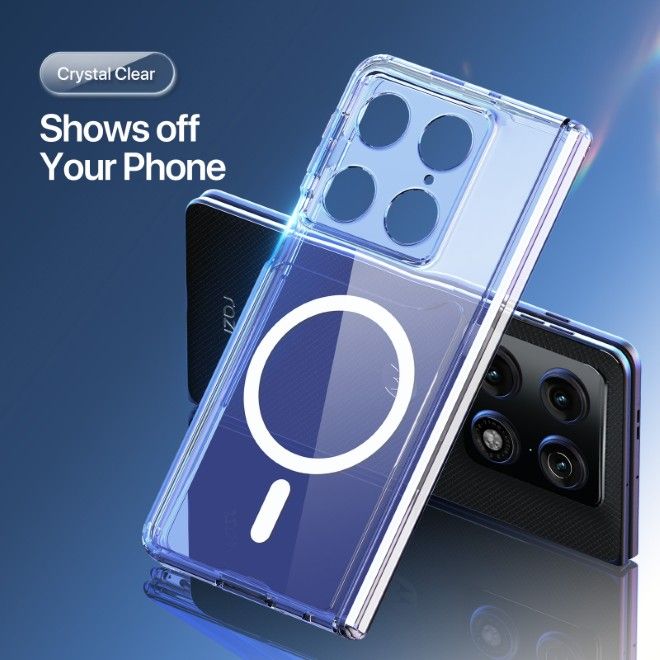 Dux Ducis - Motorola Razr Fold Hülle - Hardcase - Clin Mag Series - transparent