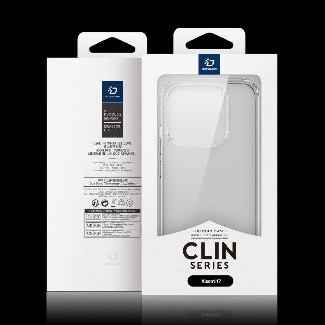 Dux Ducis - Xiaomi 17 Hülle - Hardcase - Clin Series - transparent