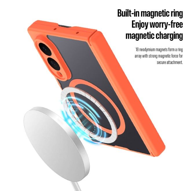 Dux Ducis - Samsung Galaxy Z Fold8 Hülle - Hardcase mit MagSafe - Expn Series - orange