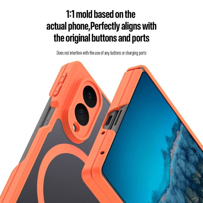 Dux Ducis - Samsung Galaxy Z Fold8 Hülle - Hardcase mit MagSafe - Expn Series - orange