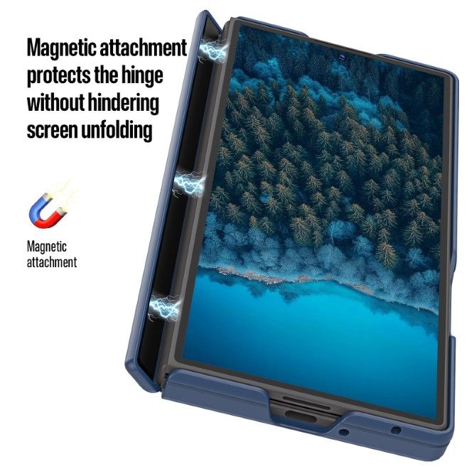 Dux Ducis - Samsung Galaxy Z Fold8 Ultra Hülle - Hardcase mit MagSafe - Expn Series - blau