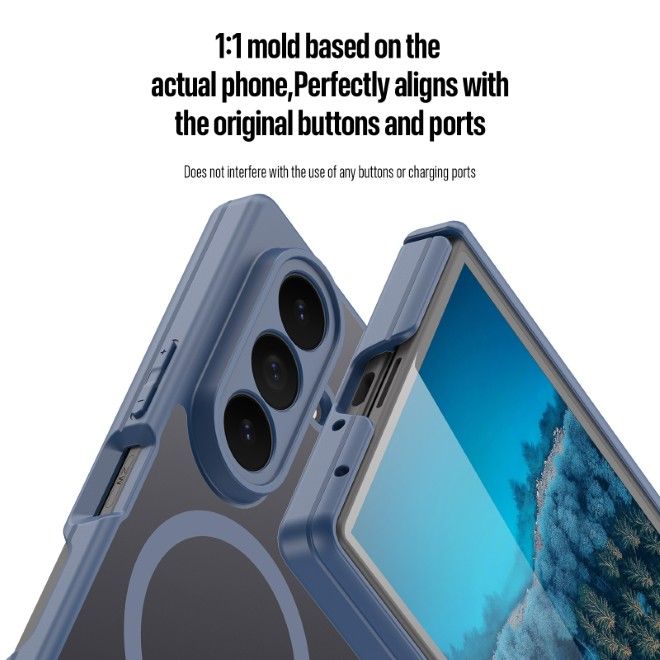 Dux Ducis - Samsung Galaxy Z Fold8 Ultra Hülle - Hardcase mit MagSafe - Expn Series - blau