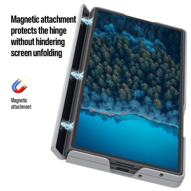 Dux Ducis - Samsung Galaxy Z Fold8 Ultra Hülle - Hardcase mit MagSafe - Expn Series - grau