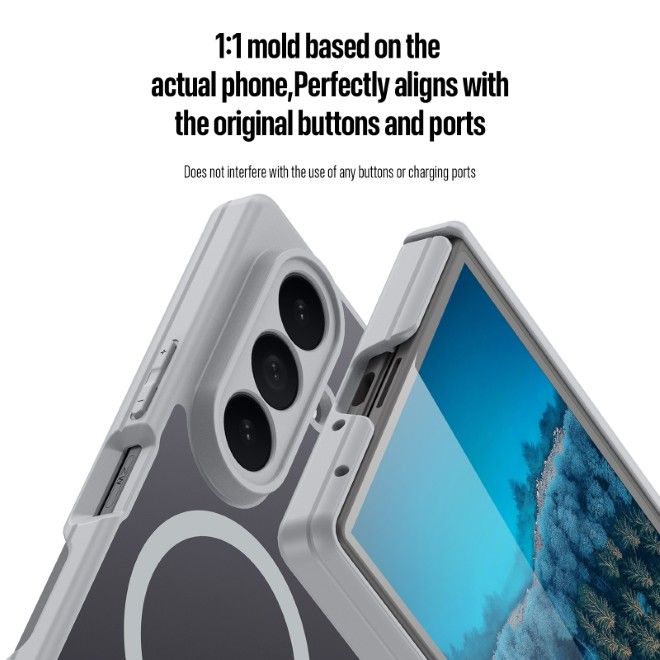 Dux Ducis - Samsung Galaxy Z Fold8 Ultra Hülle - Hardcase mit MagSafe - Expn Series - grau