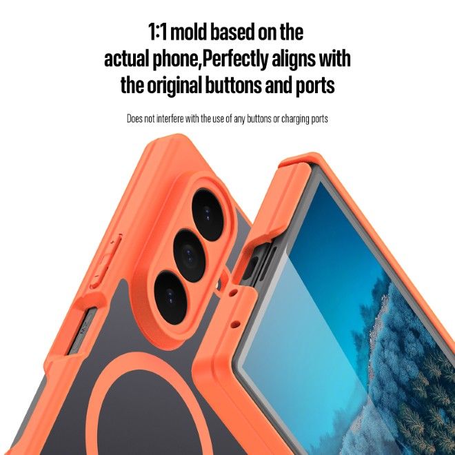 Dux Ducis - Samsung Galaxy Z Fold8 Ultra Hülle - Hardcase mit MagSafe - Expn Series - orange