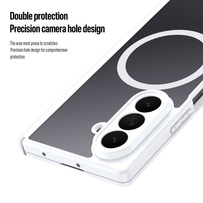 Dux Ducis - Samsung Galaxy Z Fold8 Ultra Hülle - Hardcase mit MagSafe - Expn Series - weiss