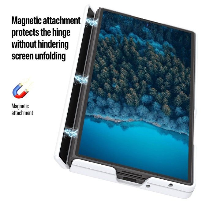 Dux Ducis - Samsung Galaxy Z Fold8 Ultra Hülle - Hardcase mit MagSafe - Expn Series - weiss