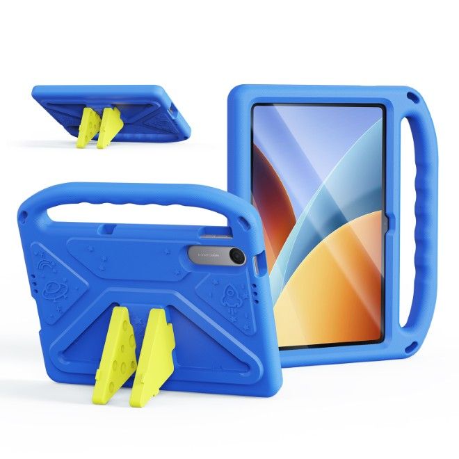 Dux Ducis - Xiaomi Redmi Pad 2 9.7 / Poco Pad C1 Hülle - Robustes EVA Case - Puff Series - blau
