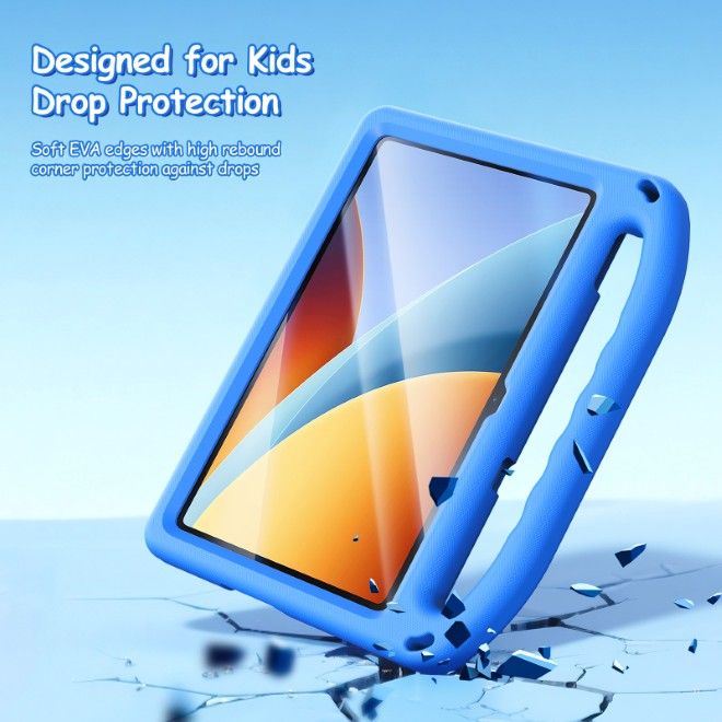 Dux Ducis - Xiaomi Redmi Pad 2 9.7 / Poco Pad C1 Hülle - Robustes EVA Case - Puff Series - blau