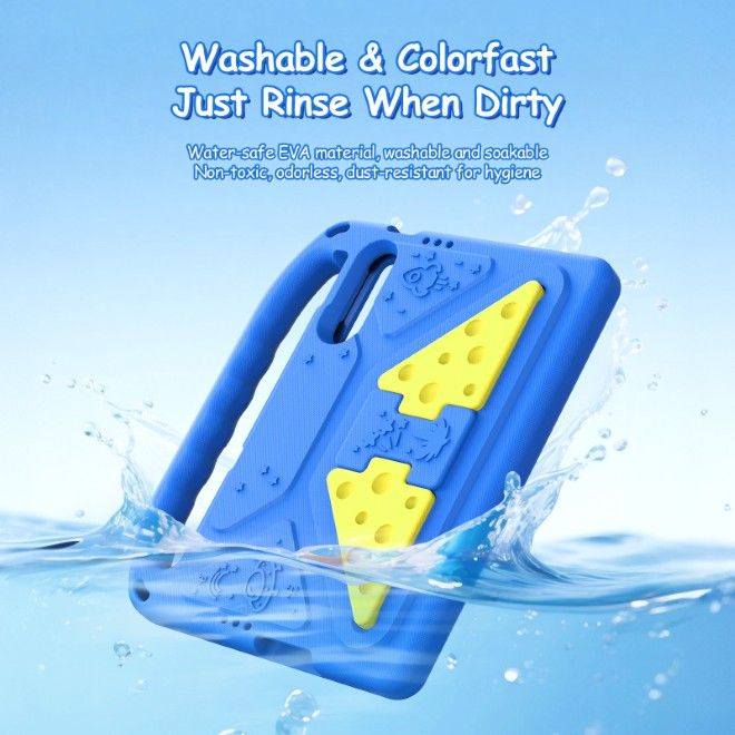 Dux Ducis - Xiaomi Redmi Pad 2 9.7 / Poco Pad C1 Hülle - Robustes EVA Case - Puff Series - blau