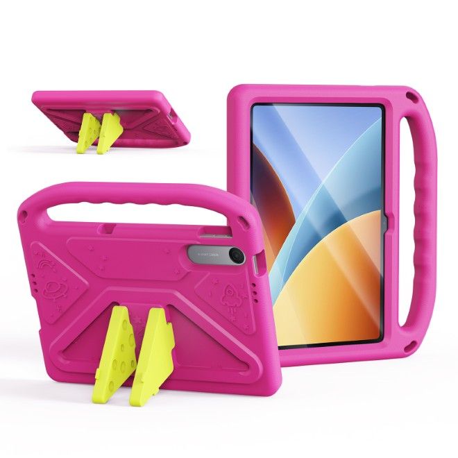 Dux Ducis - Xiaomi Redmi Pad 2 9.7 / Poco Pad C1 Hülle - Robustes EVA Case - Puff Series - pink