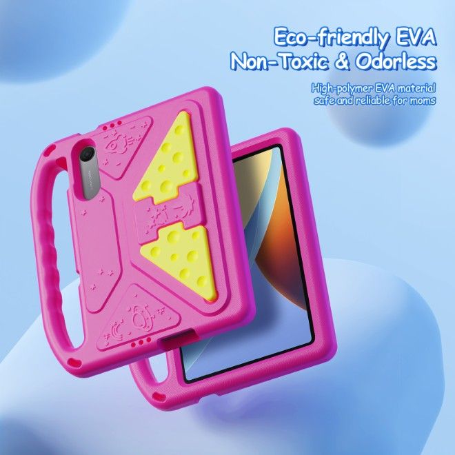 Dux Ducis - Xiaomi Redmi Pad 2 9.7 / Poco Pad C1 Hülle - Robustes EVA Case - Puff Series - pink