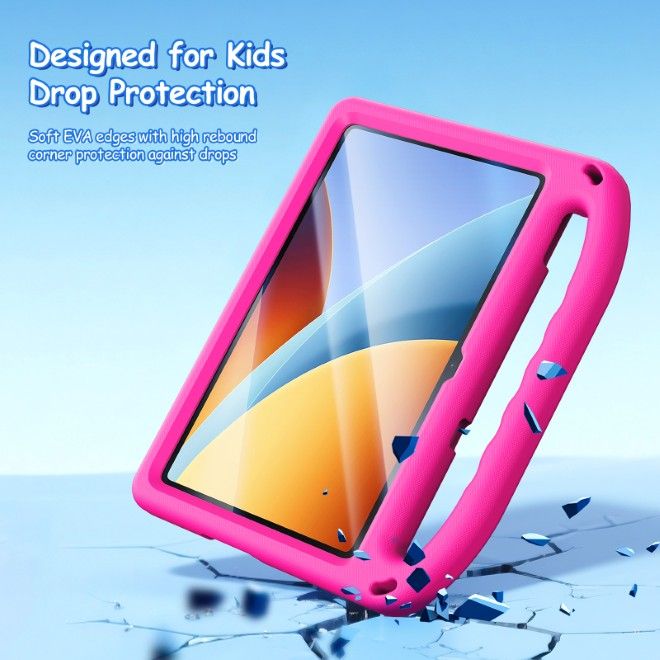 Dux Ducis - Xiaomi Redmi Pad 2 9.7 / Poco Pad C1 Hülle - Robustes EVA Case - Puff Series - pink