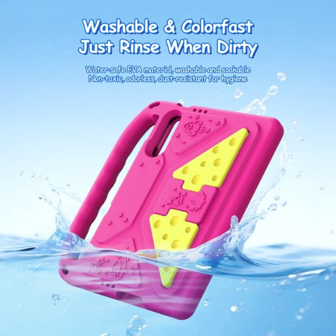 Dux Ducis - Xiaomi Redmi Pad 2 9.7 / Poco Pad C1 Hülle - Robustes EVA Case - Puff Series - pink