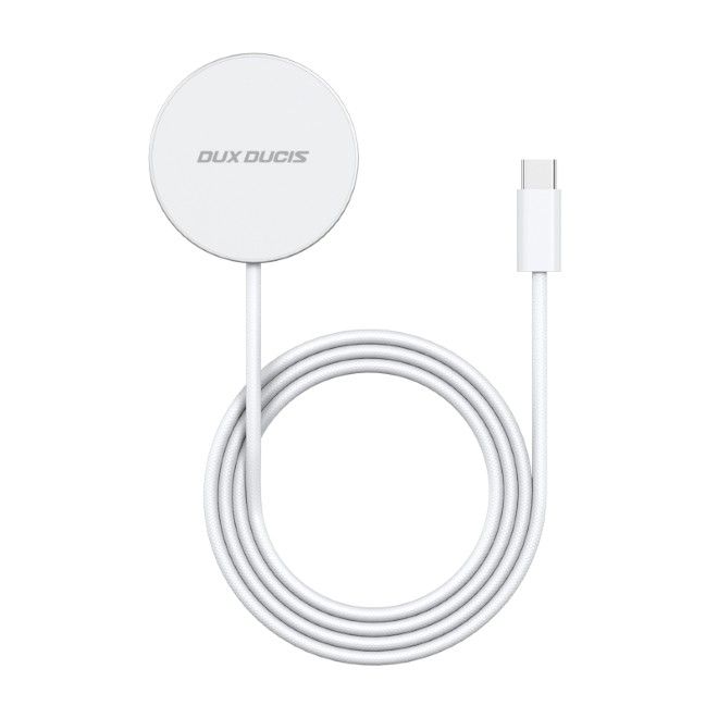 Dux Ducis - Magnetischer Wireless Charger - 25W und Qi2.2  - MagSafe kompatibel - H1 Series - weiss