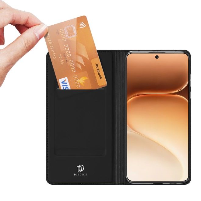 Dux Ducis - Honor 600 / 600 Pro Hülle - Handy Bookcover - Skin Pro Series - schwarz
