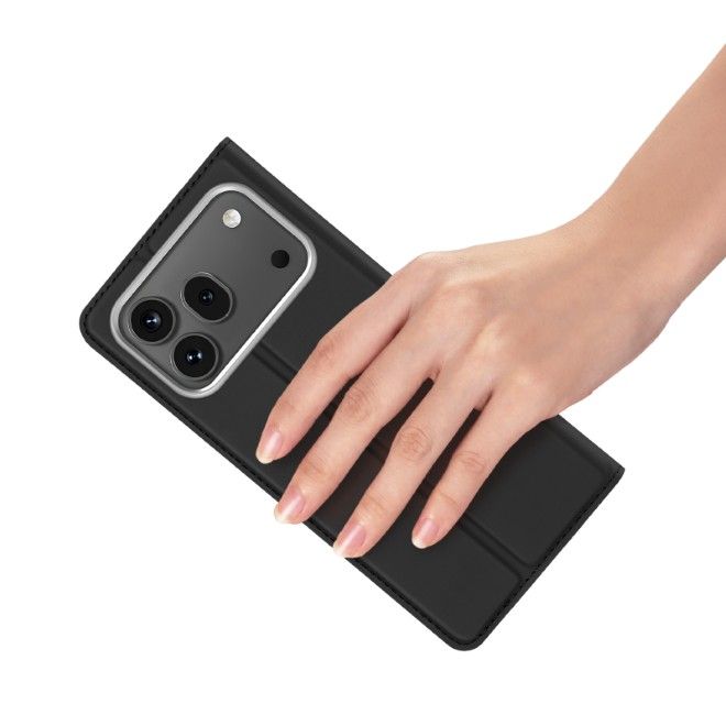 Dux Ducis - Honor 600 / 600 Pro Hülle - Handy Bookcover - Skin Pro Series - schwarz