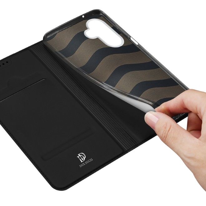 Dux Ducis - Samsung Galaxy A27 Hülle - Handy Bookcover - Skin Pro Series - schwarz