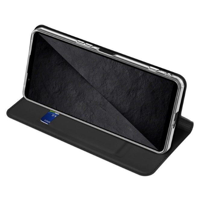 Dux Ducis - Sony Xperia 1 VIII Hülle - Handy Bookcover - Skin Pro Series - schwarz
