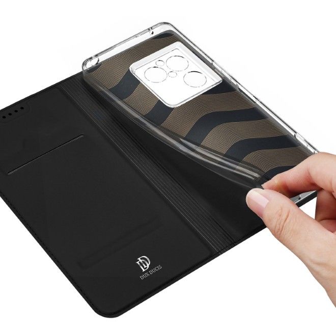 Dux Ducis - Sony Xperia 1 VIII Hülle - Handy Bookcover - Skin Pro Series - schwarz