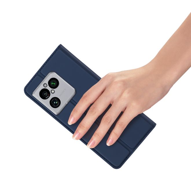 Dux Ducis - Sony Xperia 1 VIII Hülle - Handy Bookcover - Skin Pro Series - blau