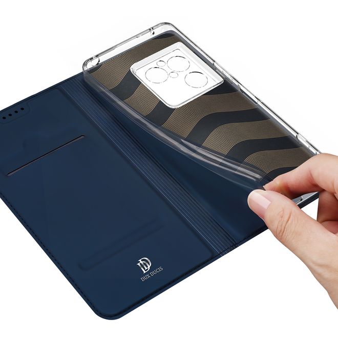 Dux Ducis - Sony Xperia 1 VIII Hülle - Handy Bookcover - Skin Pro Series - blau