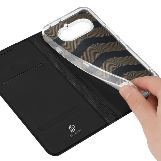 Dux Ducis - Nothing Phone (4a) Hülle - Handy Bookcover - Skin Pro Series - schwarz