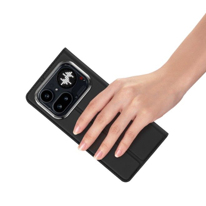Dux Ducis - Nothing Phone (4a) Pro Hülle - Handy Bookcover - Skin Pro Series - schwarz