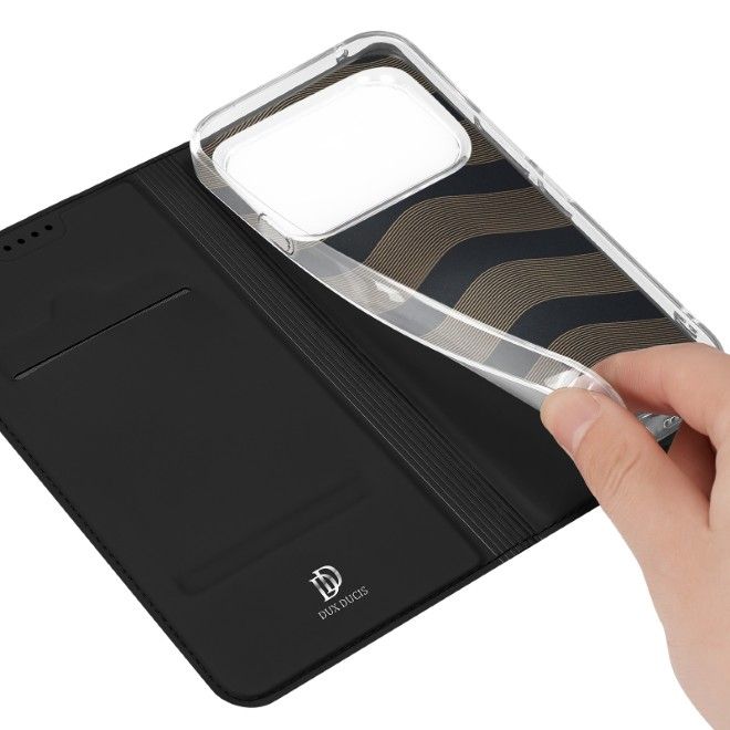 Dux Ducis - Nothing Phone (4a) Pro Hülle - Handy Bookcover - Skin Pro Series - schwarz