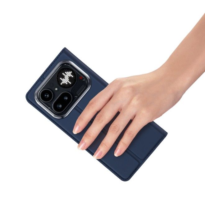 Dux Ducis - Nothing Phone (4a) Pro Hülle - Handy Bookcover - Skin Pro Series - blau